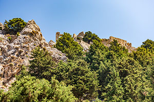 Kos. Ruiny dawnego zamku Pyli. - foto: wnieznane.pl Kos. Ruiny dawnego zamku Pyli. - foto: wnieznane.pl